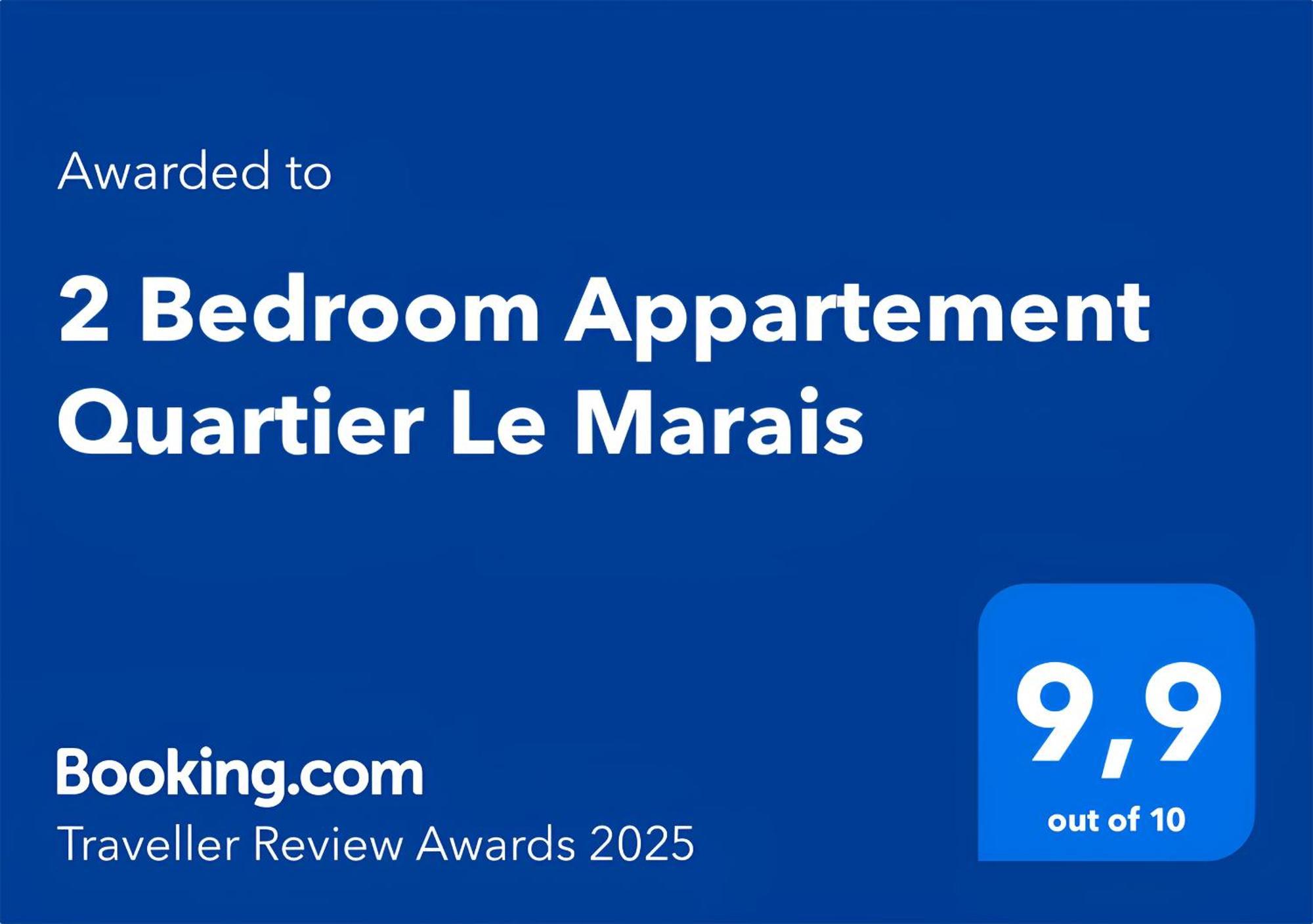 2 Bedroom Appartement Quartier Le Marais Free Netflix Paris Exterior photo